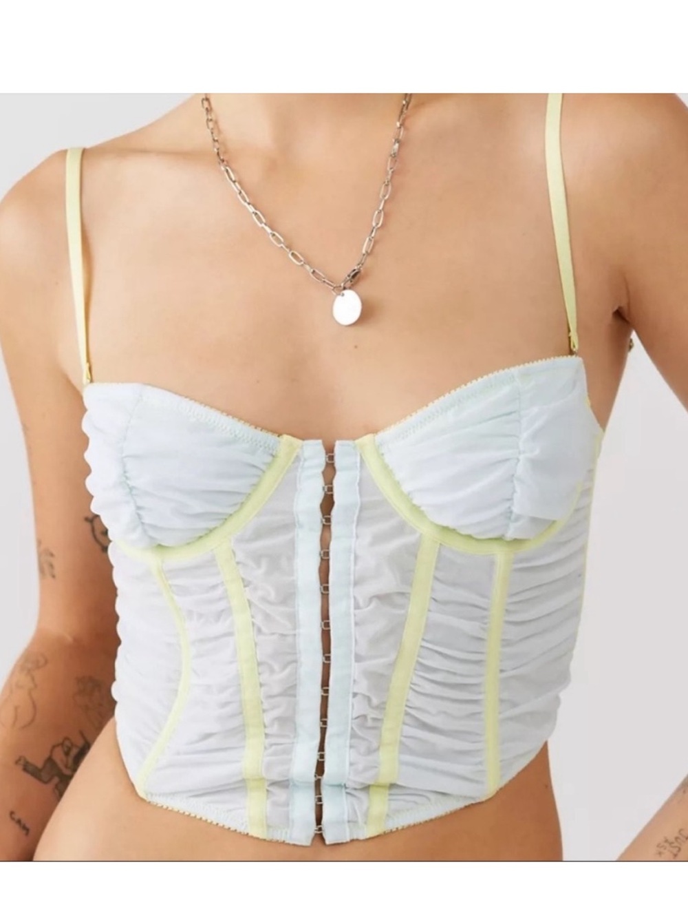 Urban Outfitters Out From Under Marie Ruched Modern Love Corset